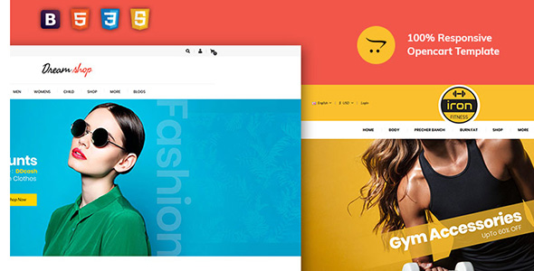 Dreamshop Multipurpose OpenCart Template