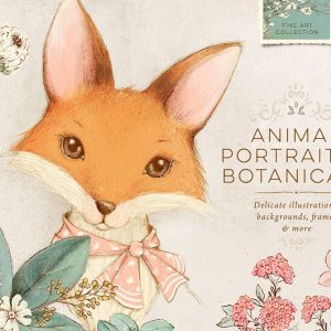 Animal Portraits and Flowers