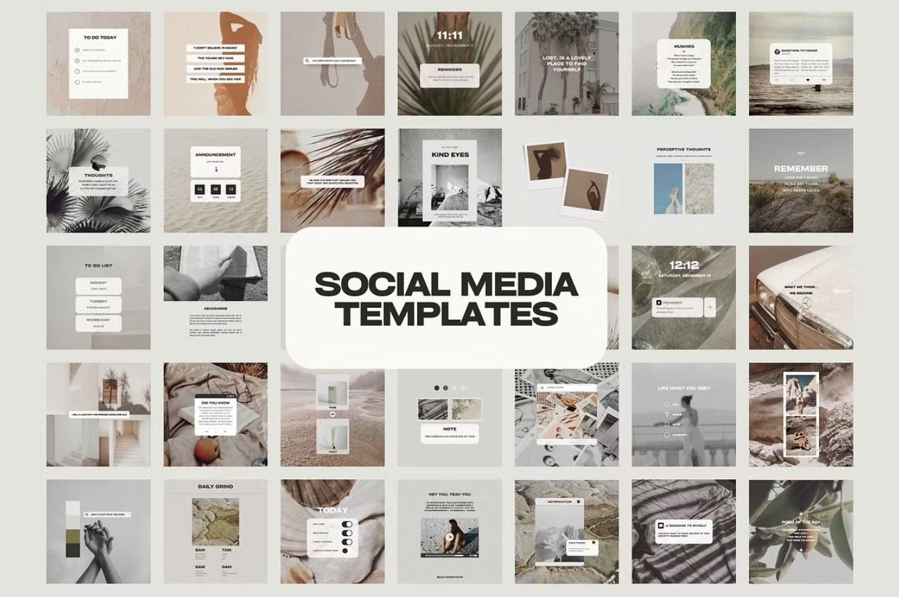 Browse Our Versatile Social Media Template Collection Today!